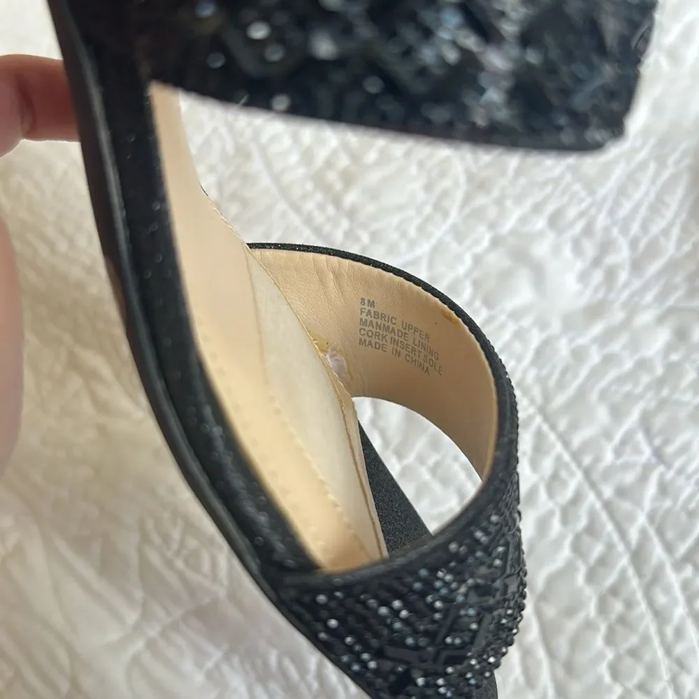 Alex Marie Calinatwo Black Heels Size:8.5